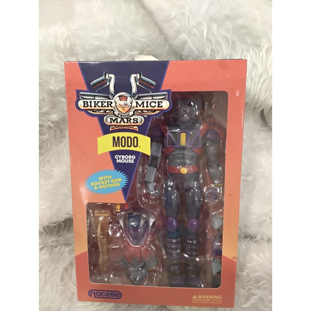 Biker Mice From Mars Modo Cyborg Mouse Action Figure Nacelle‎ Toys 2024 New